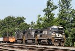 NS 8434 leads train 36Q northbound